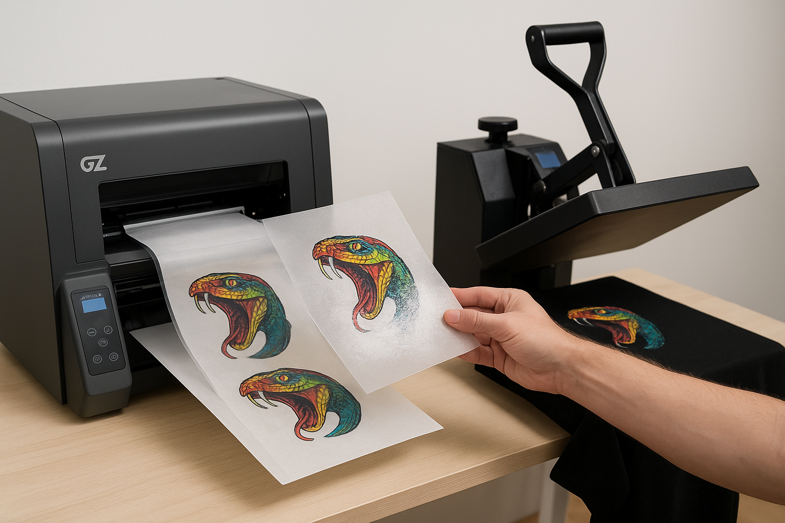 GZ Printer e il Flusso di Lavoro DTF: Guida Completa per una Stampa Perfetta