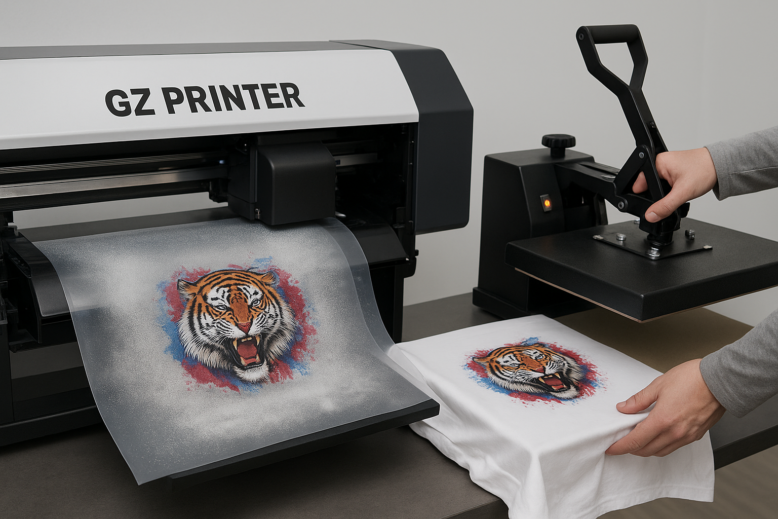 GZ Printer e il Workflow DTF: Passaggi Chiave per una Stampa Tessile Perfetta