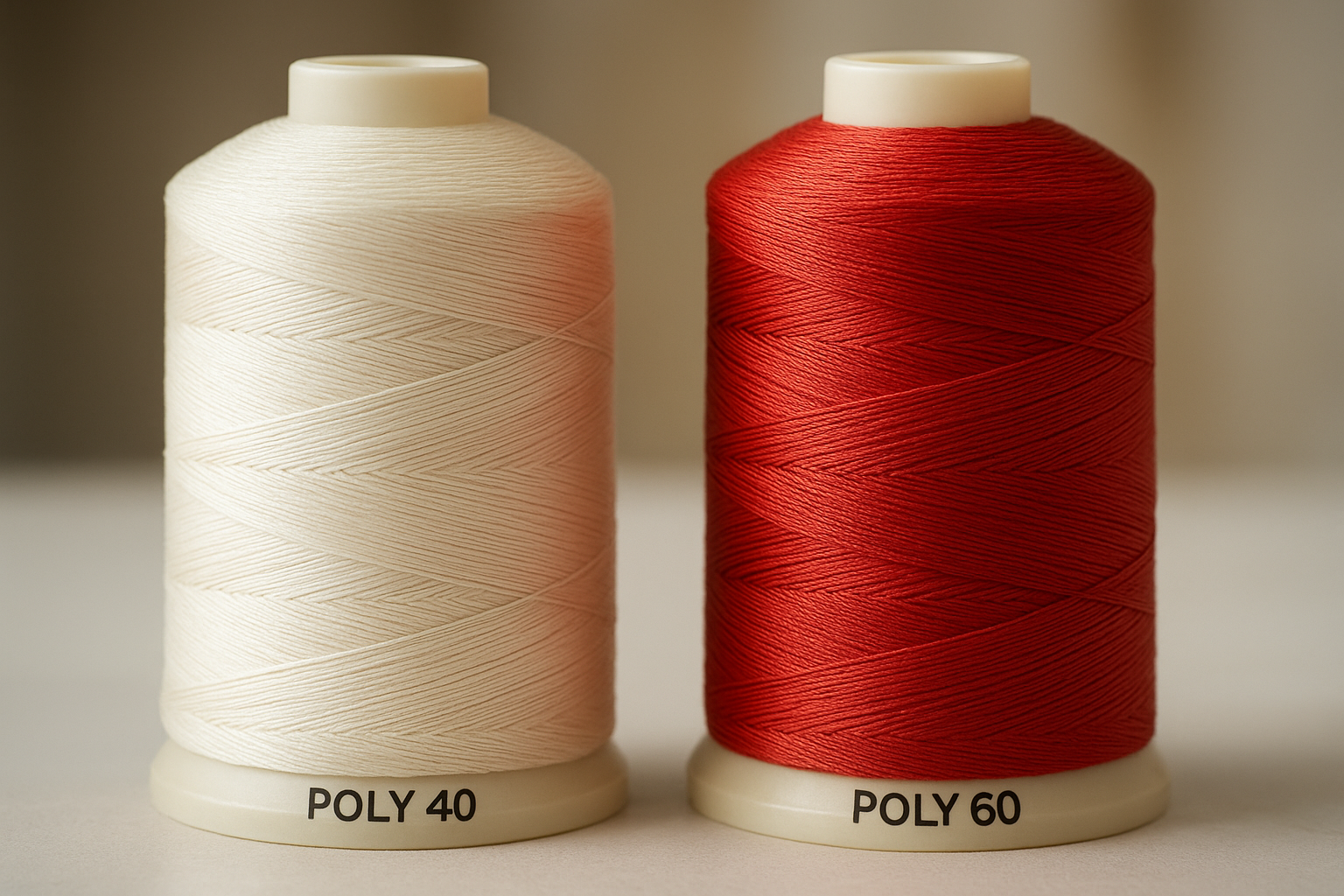 POLY 40 vs POLY 60: come scegliere il filo POLIFIL ideale per i tuoi ricami