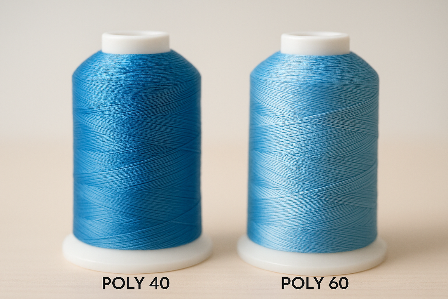 POLY 40 vs POLY 60: scegliere il filo POLIFIL giusto per ogni ricamo