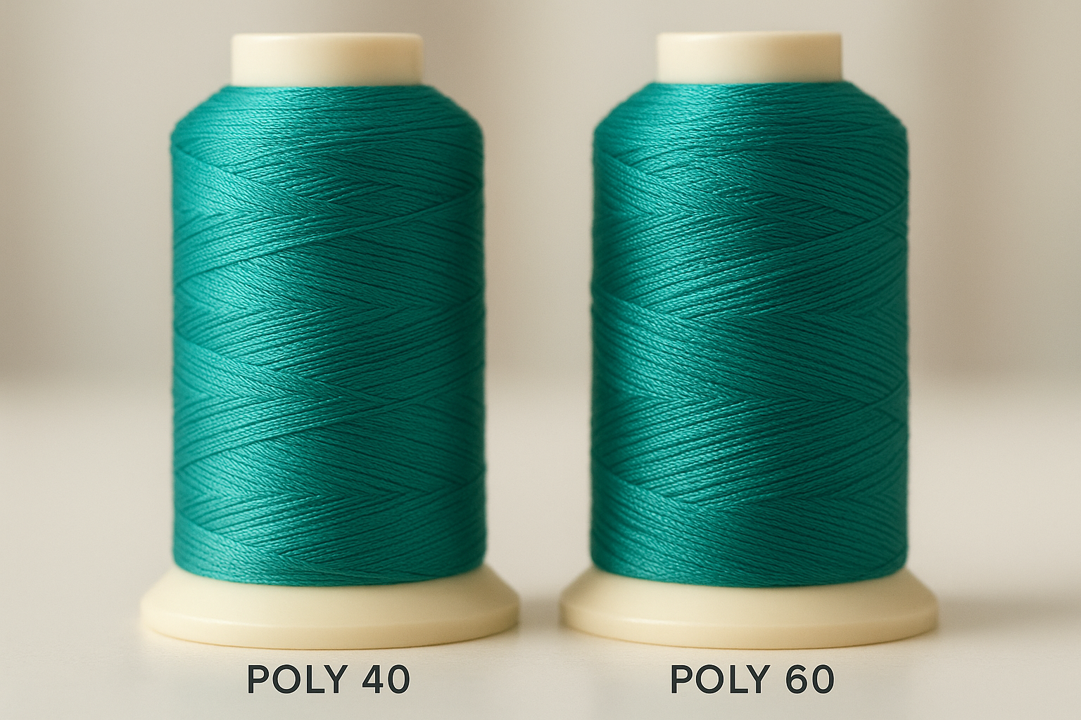 POLY 40 vs POLY 60: scegliere il filo POLIFIL più adatto al tuo ricamo